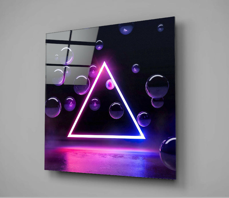 Triangle Glass Wall Art
