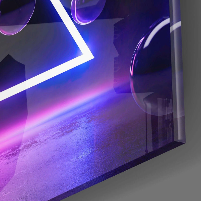 Triangle Glass Wall Art