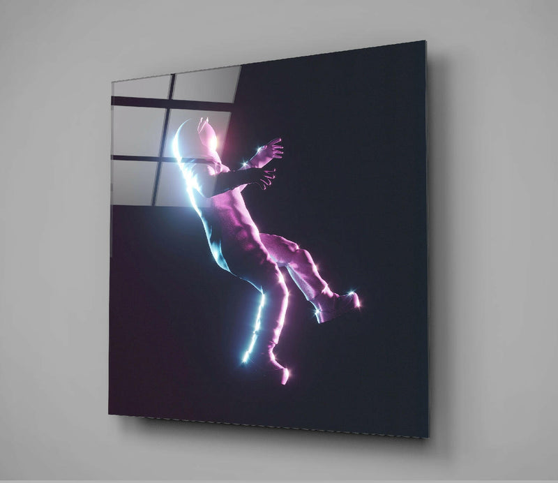 Astronaut Glass Wall Art