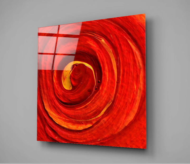 Cycle of Red Glass Wall Art