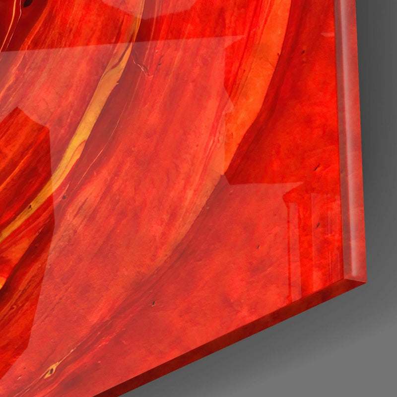 Cycle of Red Glass Wall Art