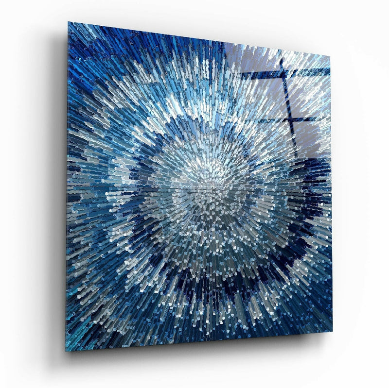 Cycle of Blue Glass Wall Art