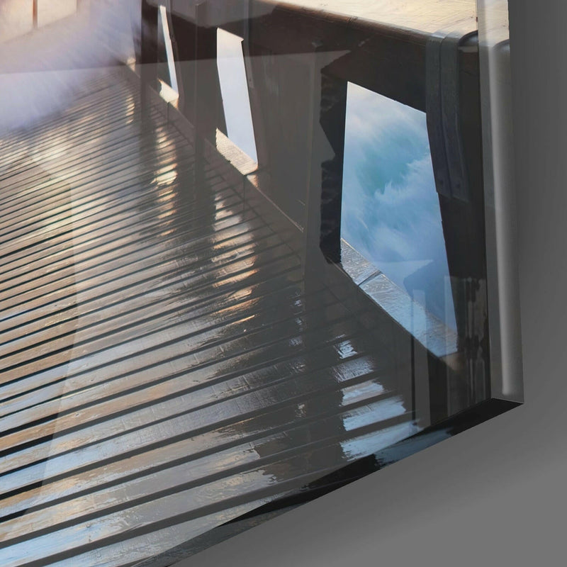 Lighthouse Glass Wall Art