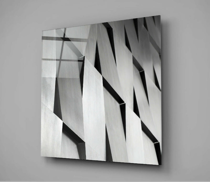 Modern Abstraction Glass Wall Art