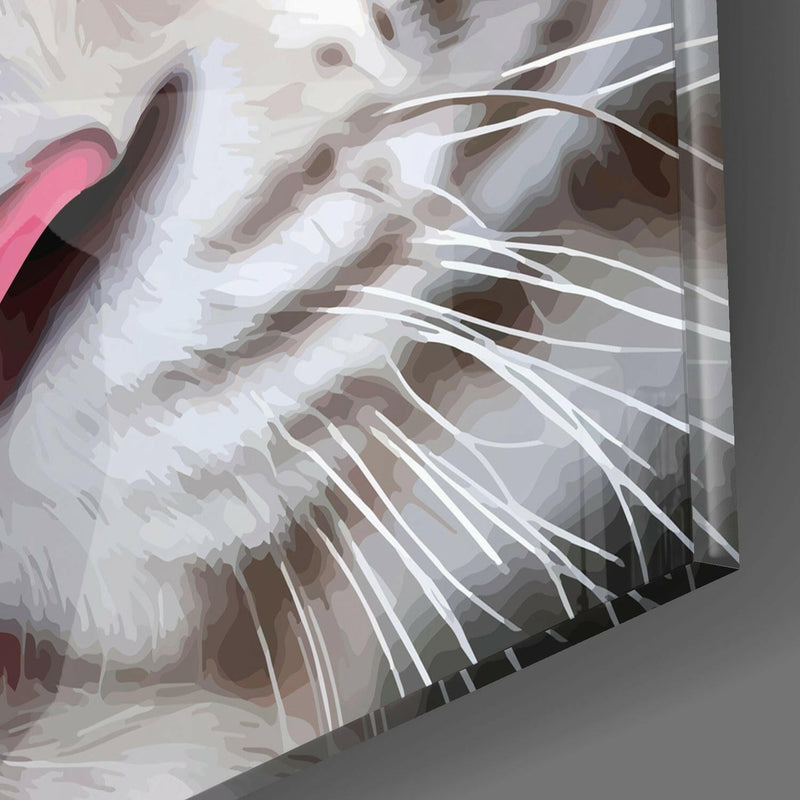 White Tiger Glass Wall Art