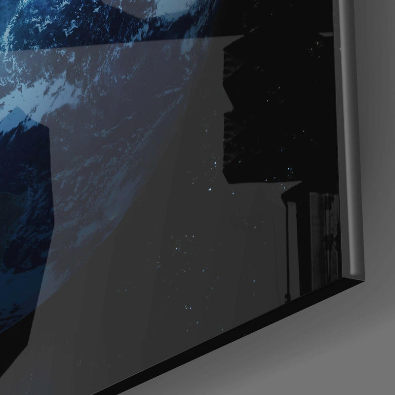 World Glass Wall Art