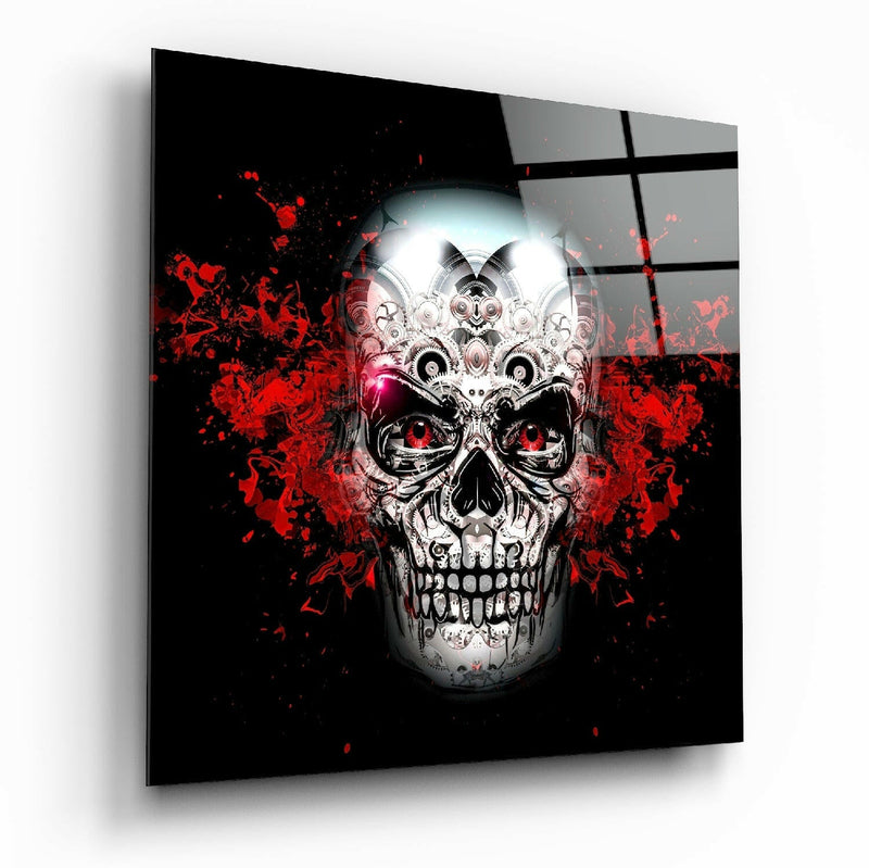 Skull Glass Wall Art
