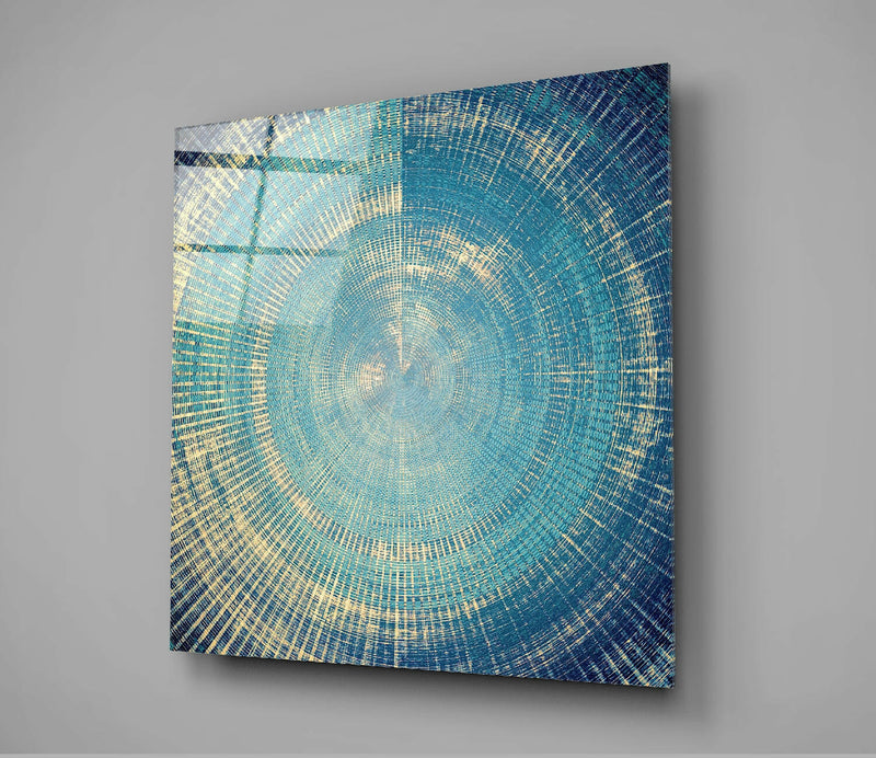 Elegant Cycle Glass Wall Art