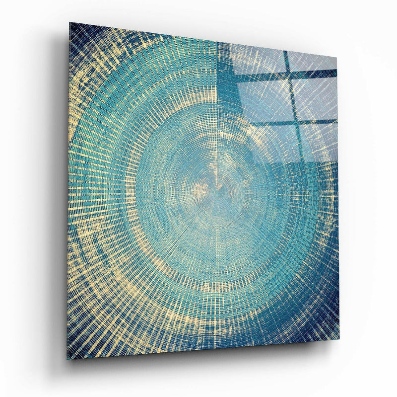 Elegant Cycle Glass Wall Art