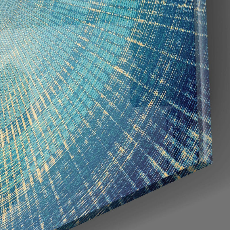 Elegant Cycle Glass Wall Art