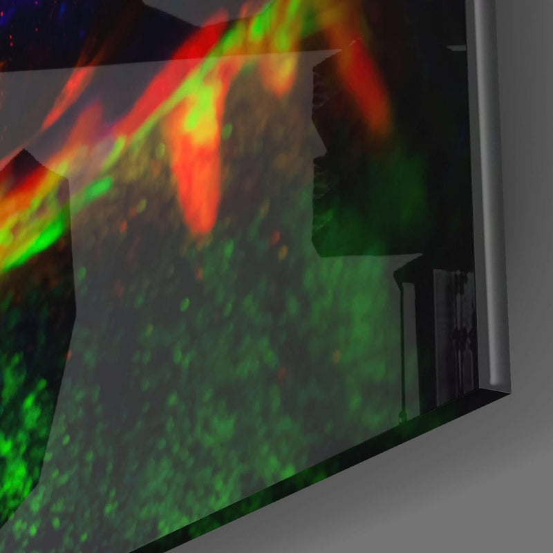 Neon Color Makeup Glass Wall Art