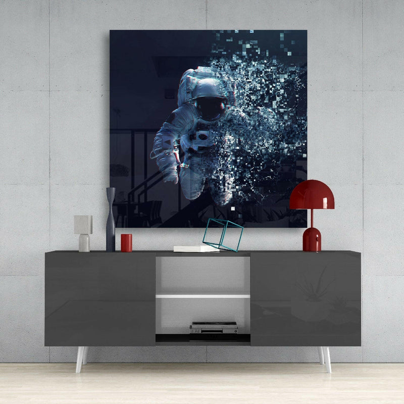 Astronaut Glass Wall Art