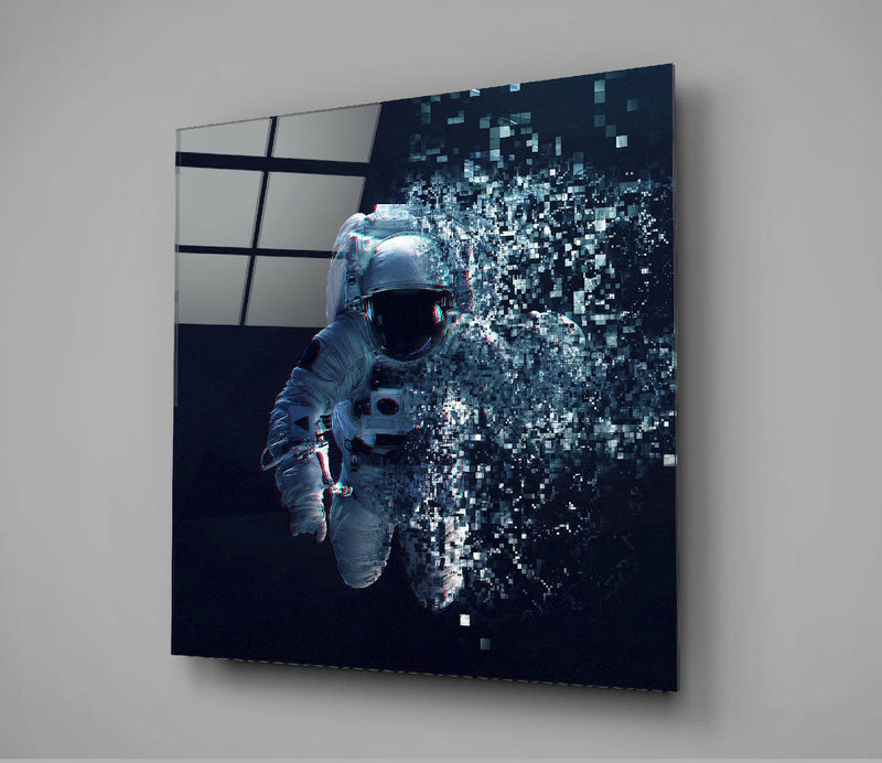 Astronaut Glass Wall Art
