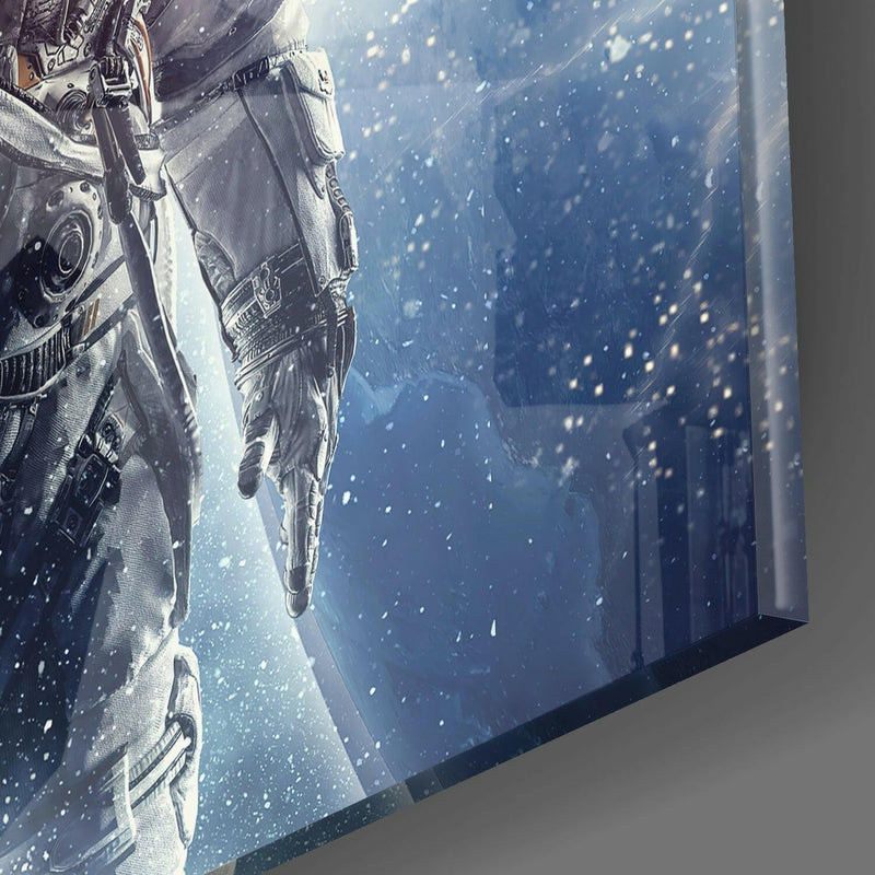 Astronaut Glass Wall Art
