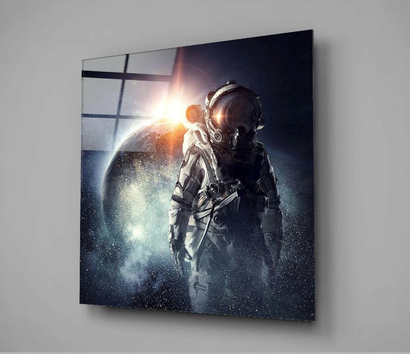 Astronaut Glass Wall Art