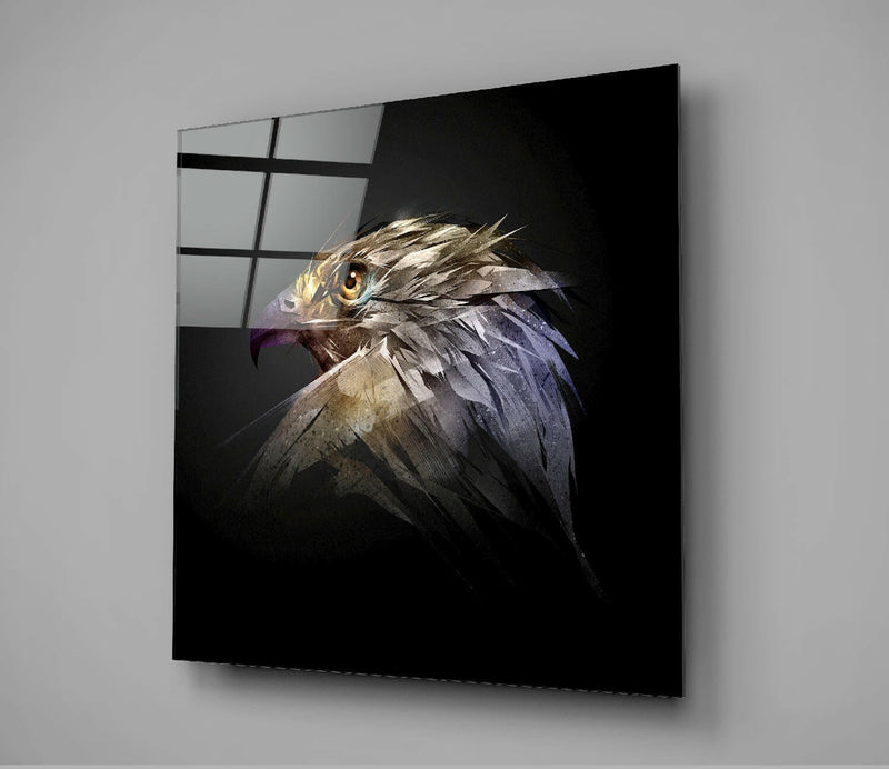 Falcon Glass Wall Art