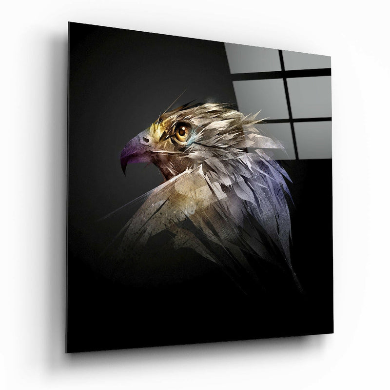 Falcon Glass Wall Art