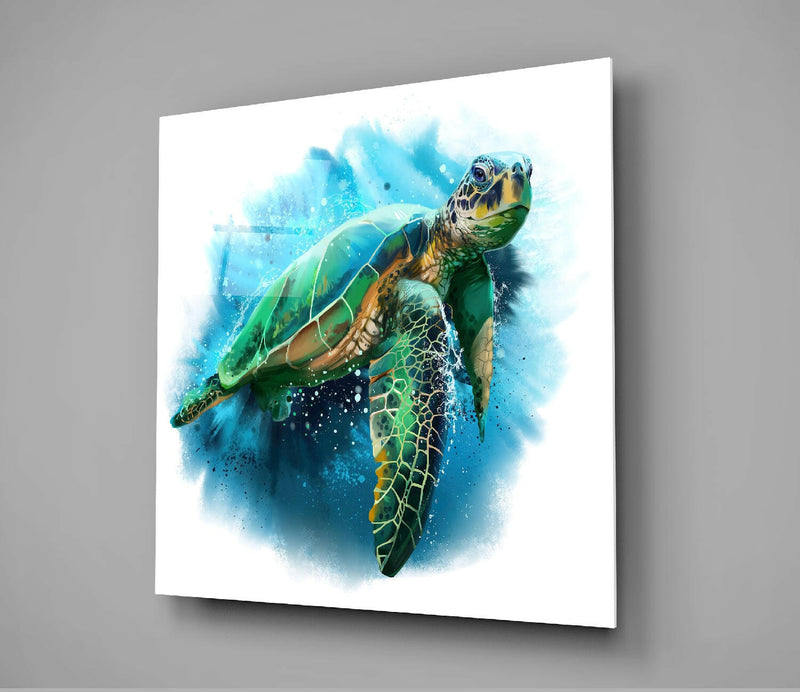 Caretta Caretta Glass Wall Art