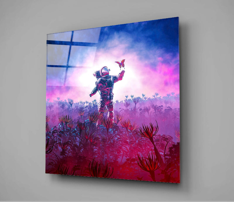 New Worlds Glass Wall Art