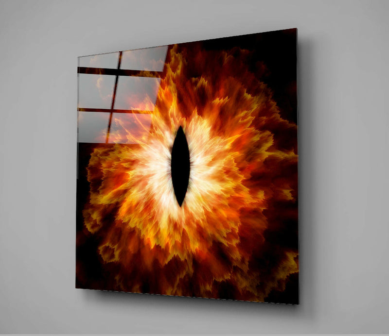 Fire Eye Glass Wall Art