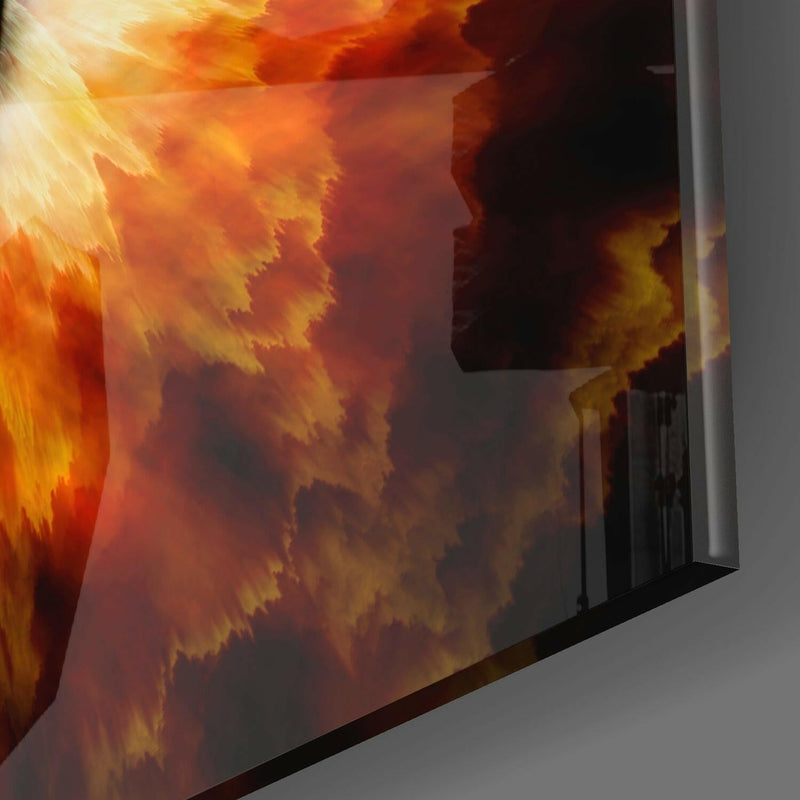 Fire Eye Glass Wall Art