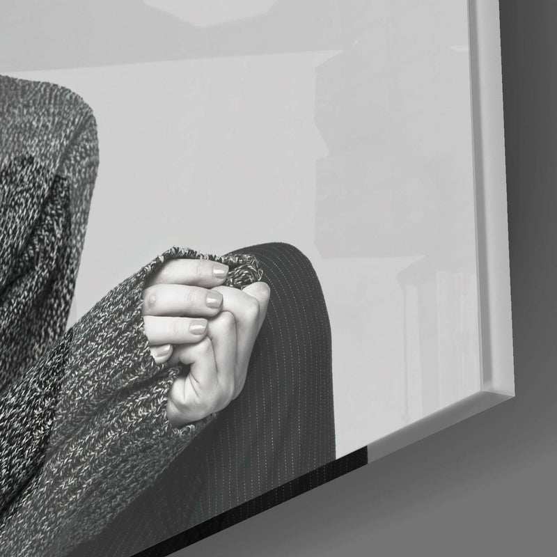 Lady Antelope Glass Wall Art