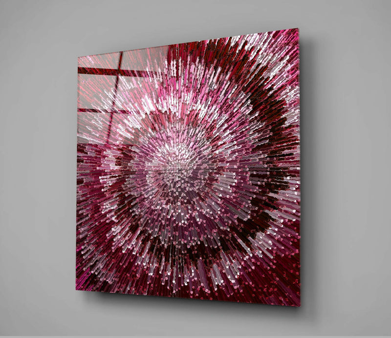 Cycle of Red Glass Wall Art