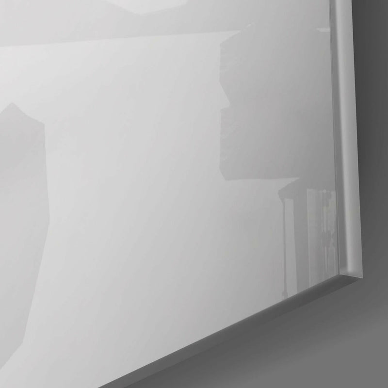 World Map Glass Wall Art