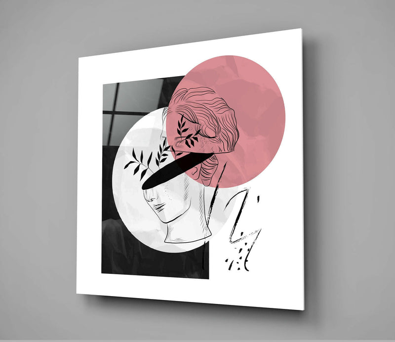 Flower Thoughts Glass Wall Art