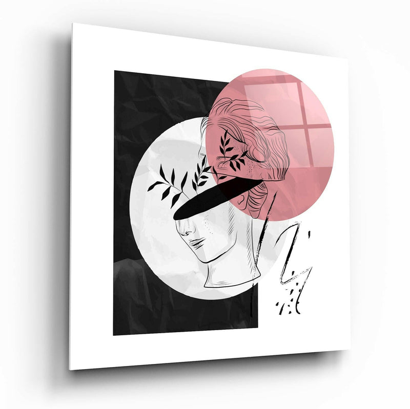 Flower Thoughts Glass Wall Art