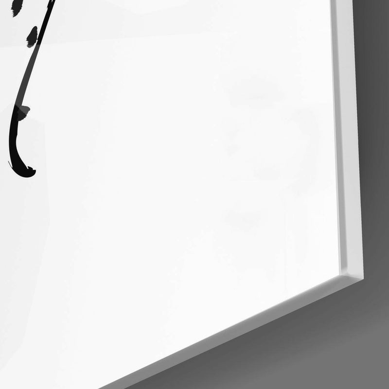 Flower Thoughts Glass Wall Art