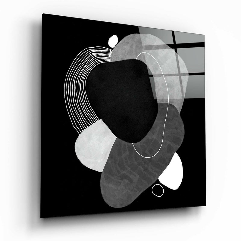 Black Glass Wall Art