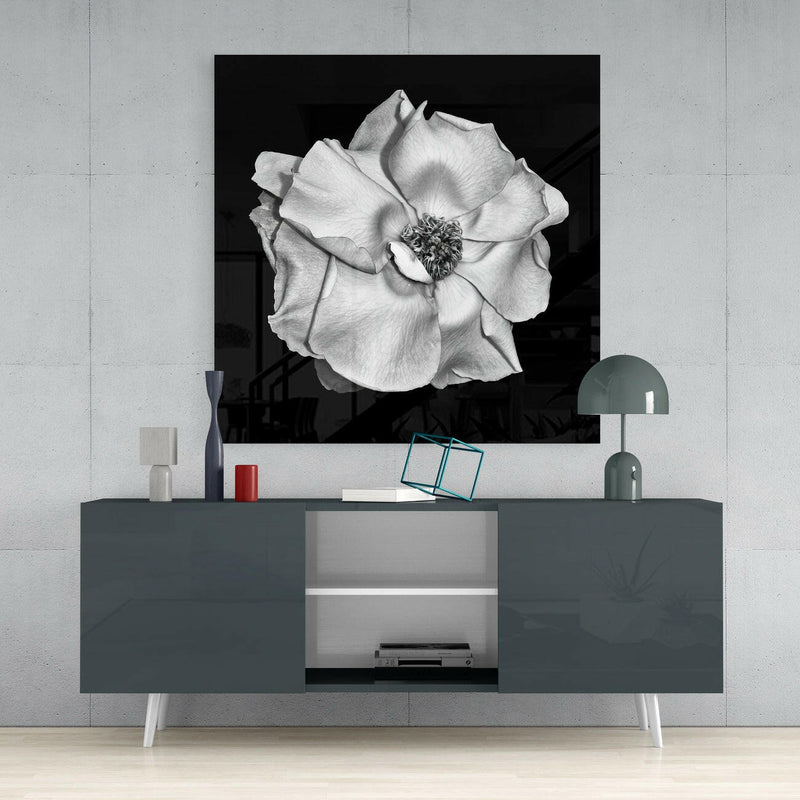 Flower Glass Wall Art