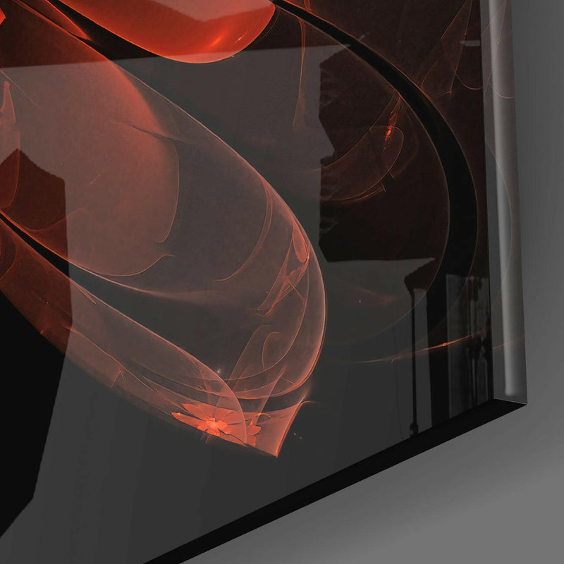 Flower Glass Wall Art