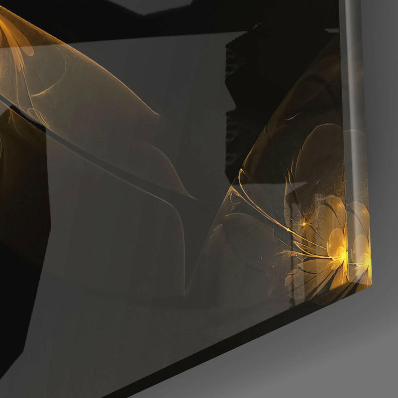 Flower Glass Wall Art