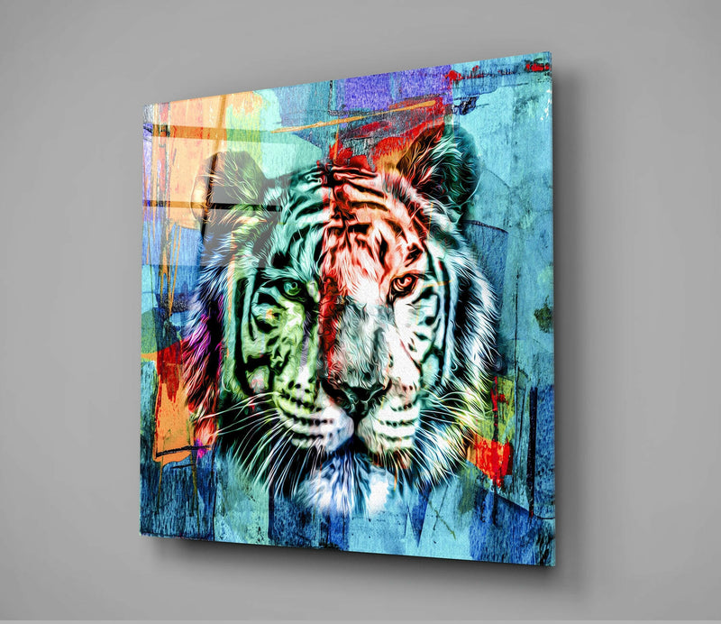 Tiger Glass Wall Art