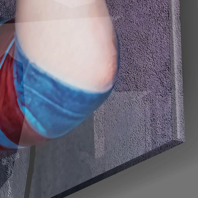 Harley Quinn Glass Wall Art