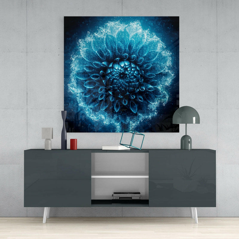 Flower Glass Wall Art