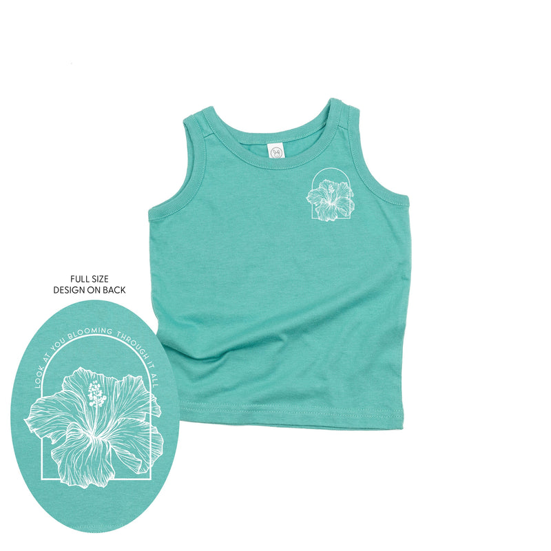Look At You Blooming Through It All (pf&b) - Child TANK