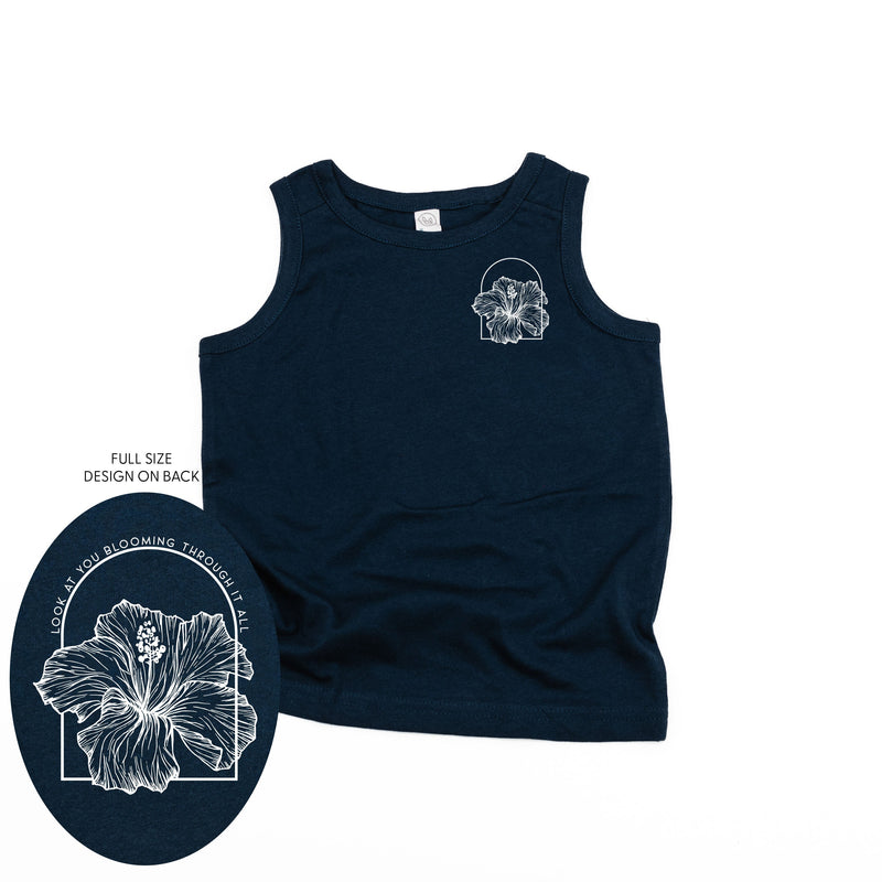 Look At You Blooming Through It All (pf&b) - Child TANK