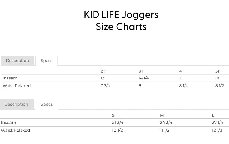 The Essential KID LIFE Hoodie & Jogger Set