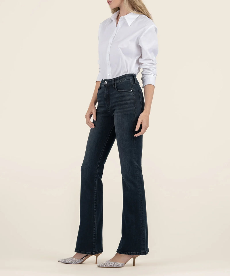 Ana High Rise Fab Ab Flare Denim Pants