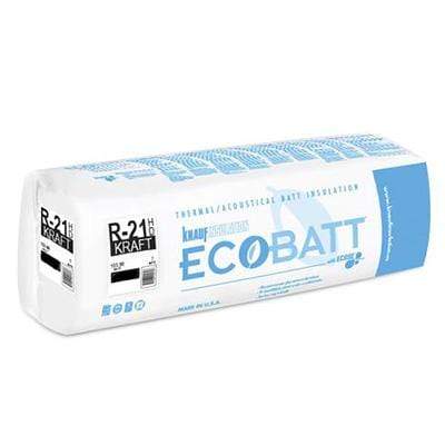 Ecobatt R-21 HD Kraft Faced Fiberglass Insulation Batts - All Sizes
