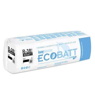 Knauf Ecobatt R-38 HD Kraft Faced Fiberglass Insulation Batts - All Sizes