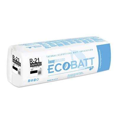 Knauf Ecobatt R-21 HD Unfaced Fiberglass Insulation Batts - All Sizes