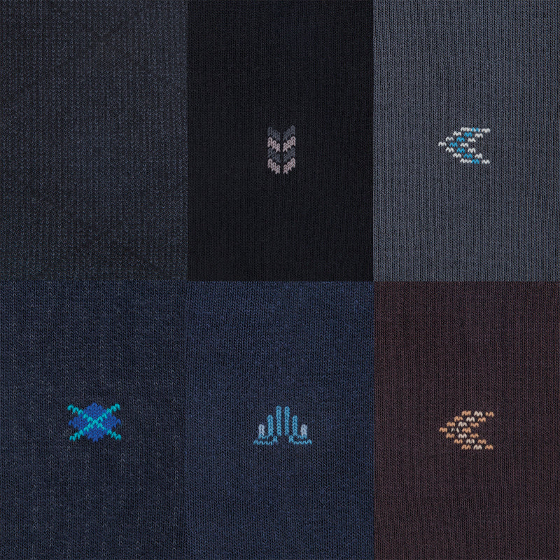 Men’s Bamboo Dress & Trouser Socks 6-Pack - 544