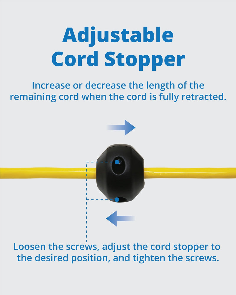 Retractable Extension Cord Reel 50ft