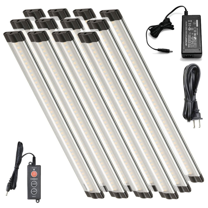 Under Cabinet Lighting Kits 12inch Cool White - Pro Kit (12 Panels)