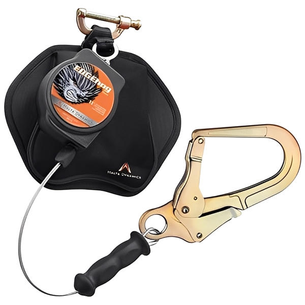 Leading Edge 10 ft Self Retracting Lifeline With Snap/Rebar Hooks