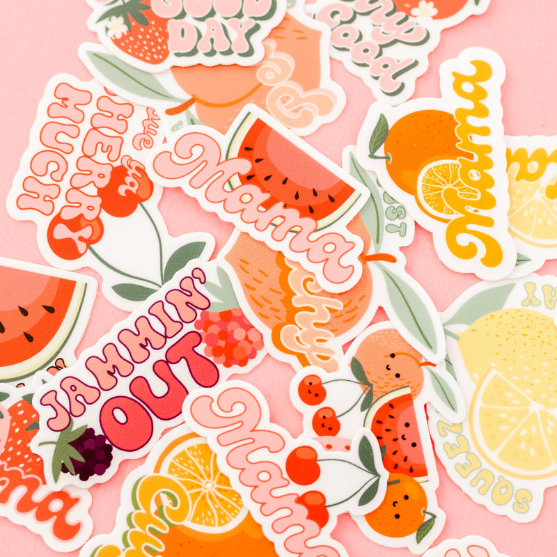 LMSS® FRUIT STICKERS - SELECT YOUR STICKER(S)